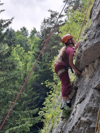 Feri klettert